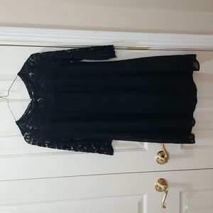 3/$9 As U Wish black dress sz S